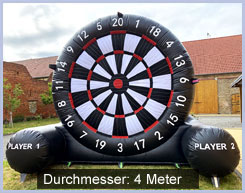 Ansicht Footdart 4 Meter Durchmesser.